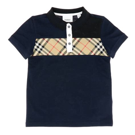 kids blue burberry shirt|burberry shirts for boys.